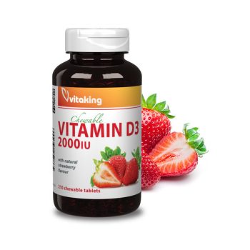 Vitaking D2000 IU vitamin Chewable (210) Tabl.