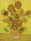 Kifestő készlet vászonra, akrilfestékkel, ecsettel, felnőtteknek - 23x31 cm - Van Gogh: Napraforgók