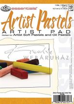 Művészpapír - Artist Pastels 150gr tört színű papír pasztellekhez, vázlatfüzet 18x13cm