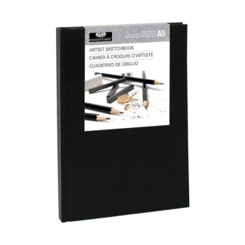 Vázlatköyv - Royal SketchBook A3 - fekete keménykötéses vázlatkönyv