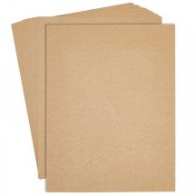   RealNatural papír - Növényi rostos papír - Újrahasznosított anyagból - 140 gr, Barna - 50 x 70 cm