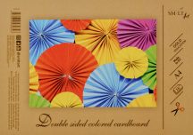   GOLD Színes kartontömb, 190gr, ragasztott füzetben, 8 színű - A4