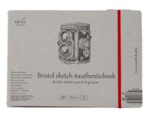   Vázlattömb - SMLT Sketch authenticbook - Bristol, 185gr, 18 lapos, 17,6x24,5cm
