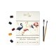 Akvarelltömb - SMLTArt Professional Watercolor 300gr, 100% pamut, érdes felületű - 10 lapos művésztömb A4-es méretű