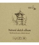   Mini album natúr fehér - SMLT Natural sketch album 100gr, 48 lapos, 14x14cm