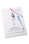   Markertömb - SMLT Marker Sketch Pad Authenticpad, 100gr 50 lapos A4, ragasztott