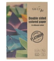   SMLT Platinum pasztell ívek mappában - A4 120g - 16 különböző színű ív - Kifutó termék