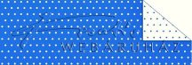   Happy Papír kétoldalas - Pöttyös, kék karton, 29,5x20cm, 1 lap