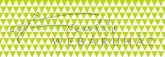   Kartonpapír - világos/élénk zöld-fehér, geometrikus háromszögek mintás karton 29,5x20cm, 1 lap