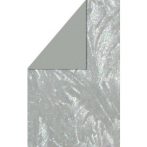   Csillogó karton csomag, egyik oldala dombornyomott, 5 lap 20x30cm, 230 gr. - Ezüst színű