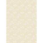   Kartonpapír - Esküvői Starlight ornament mintás arany és krém design karton, A4 - 25 lap
