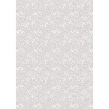   Kartonpapír - Esküvői Starlight mintás fehér és ezüst design karton, A4 - 5 lap