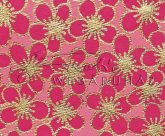 Dekorpapír - India style Rashmika 04 motívum, kézzel készített  papír, Rózsaszín-arany