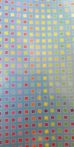 Karton papír - Színes négyzet mintás fotókarton