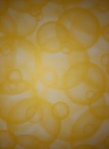 Transzparens papír - Buborékos, sárga színű