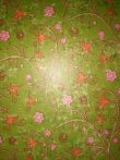 Transzparens papír - Inda mintás virágokkal