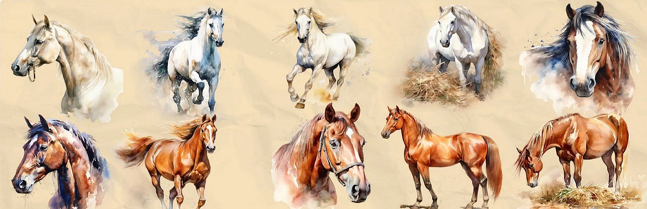 Lovak - Festés és Rajzolás Lovak - Festés és Rajzolás